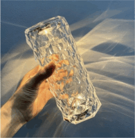 Izoxis Dekoratív 16 színben világító asztali LED lámpa távirányítóval 21cm