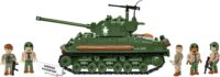 Cobi Blocks M4A2E8 Katonai Tank 865 darabos építő készlet 5 figurával 1:35