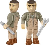 Cobi Blocks M4A2E8 Katonai Tank 865 darabos építő készlet 5 figurával 1:35