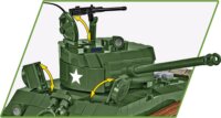 Cobi Blocks M4A2E8 Katonai Tank 865 darabos építő készlet 5 figurával 1:35