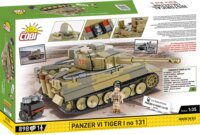Cobi Blocks Panzer VI 131 Tiger Tank 898 darabos építő készlet 1 figurával 1:35