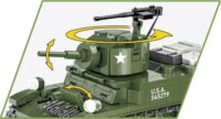 Cobi Blocks M3 Stuart tank 511 darabos építő készlet 2 figurával