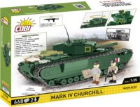 Cobi Blocks Mark IV Churchill Tank 668 darabos építő készlet 2 figurával