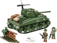 Cobi Blocks M4A1 Sherman tank 663 darabos építő készlet 2 figurával