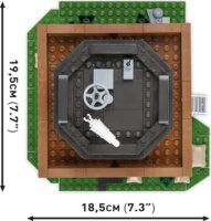 Cobi Blocks Amerikai irányítótorony 664 darabos építő készlet 2 figurával