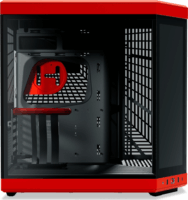 HYTE Y70 Touch Infinite Midi Torony Számítógépház - Piros