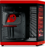 HYTE Y70 Touch Infinite Midi Torony Számítógépház - Piros