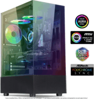 Spirit of Gamer SPECTRA Full Tower Számítógépház + 3db 120mm Ventillátor - Fekete