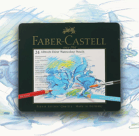 Farbel-Castell Akvarell színes ceruza készlet fém dobozban (24 db / csomag)