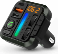 Nedis CATR2024BK Szivargyújtós Autós Bluetooth FM transmitter - Fekete