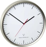 TFA 60.3521.02 Rádiójel vezérelt Analóg Falióra Ø 30cm - Ezüst
