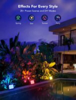 Govee H8057C11 Okos LED Kültéri Reflektor Szett távirányítóval 4 darabos 24W / darab - Állítható színek