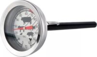 Ruhhy 23813 Rozsdamentes Acél Húshőmérő 13 x 14,5 cm - Ezüst / Fekete