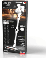 Adler AD 7060 Porzsák Nélküli álló porszívó 350W - Fehér