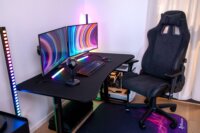 Arozzi Arena Medium Gamer asztal 140 x 114 x 71 cm - Fekete