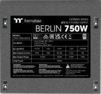 Thermaltake Berlin 750W 80+ Tápegység