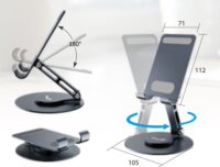 Genius G-Stand M100 Mobiltelefon Asztali Állvány max. 10" - Szürke