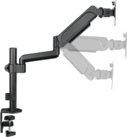 Stell SOS 2112 17"-32" Monitor asztali tartó kar - Fekete