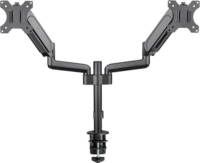 Stell SOS 2122 17"-32" Monitor asztali tartó kar - Fekete (2 kijelző)