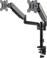 Stell SOS 2122 17"-32" Monitor asztali tartó kar - Fekete (2 kijelző)