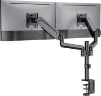 Stell SOS 2122 17"-32" Monitor asztali tartó kar - Fekete (2 kijelző)