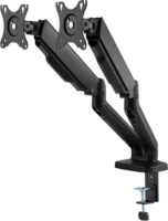 Stell SOS 2121 17"-32" Monitor asztali tartó kar - Fekete (2 kijelző)