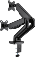 Stell SOS 2121 17"-32" Monitor asztali tartó kar - Fekete (2 kijelző)