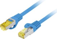 Lanberg S/FTP Cat6a RJ45 Patch Kábel 2m - Kék
