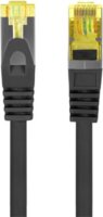 Lanberg S/FTP Cat6a RJ45 Patch Kábel 2m - Fekete
