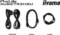 IIYAMA 27" XUB2793HSU-B7 16:9 FullHD IPS LED Monitor 100Hz - Fekete
