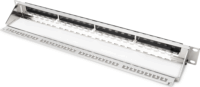 Digitus DN-91411-G 19" Cat.5e / Cat.6 / Cat.7 Patch Panel 24 port - Ezüst