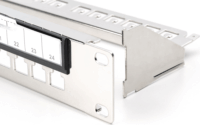 Digitus DN-91411-G 19" Cat.5e / Cat.6 / Cat.7 Patch Panel 24 port - Ezüst