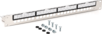 Digitus DN-91411-G 19" Cat.5e / Cat.6 / Cat.7 Patch Panel 24 port - Ezüst