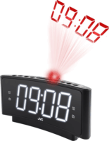 JVC RA-E314B Asztali Rádiós ébresztőóra Digitális kijelzővel - Fekete