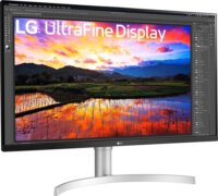LG 32" 32UN650K-W 16:9 UltraFine UHD IPS 4K Monitor - Ezüst