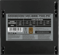 Modecom 700W MC-B88-700-ATX-FC 80+ Bronze tápegység - BULK