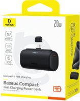 Baseus P10068306113-00 Powerbank USB-C + Type-A 5000mAh 20W - Fekete