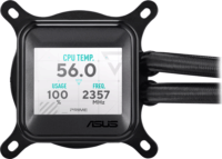 Asus Prime LC 360 ARGB LCD All In One Univerzális CPU Hűtő - Fekete