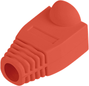 Lanberg RJ45 Törésgátló - Piros (100db)