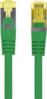 Lanberg S/FTP Cat6a RJ45 Patch Kábel 0.25m - Zöld