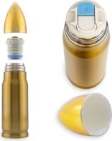 Froster Bullet Brass Dupla falú Puska golyó formájú Termosz 300ml - Réz