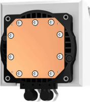 DeepCool LT240 WH ARGB Univerzális CPU AiO Vízhűtés - Fehér