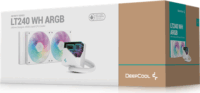 DeepCool LT240 WH ARGB Univerzális CPU AiO Vízhűtés - Fehér