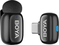 Boya Mini-12 Lightning/USB-C Wireless mikrofon készlet - Fekete