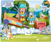 Moose Toys Bluey 7 részes Gokart készlet 2 db figurával