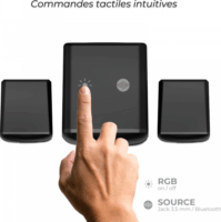 Advance SP-5200 Soundphonic RGB 2.1 Hangszóró 11W - Fekete