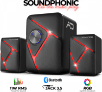 Advance SP-5200 Soundphonic RGB 2.1 Hangszóró 11W - Fekete