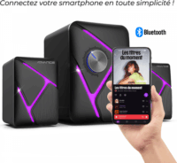 Advance SP-5200 Soundphonic RGB 2.1 Hangszóró 11W - Fekete