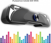 Advance SP-230 Soundphonic RGB 2.0 Hangfal 6W - Fekete