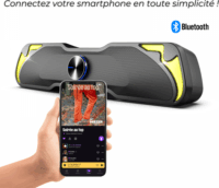 Advance SP-230 Soundphonic RGB 2.0 Hangfal 6W - Fekete